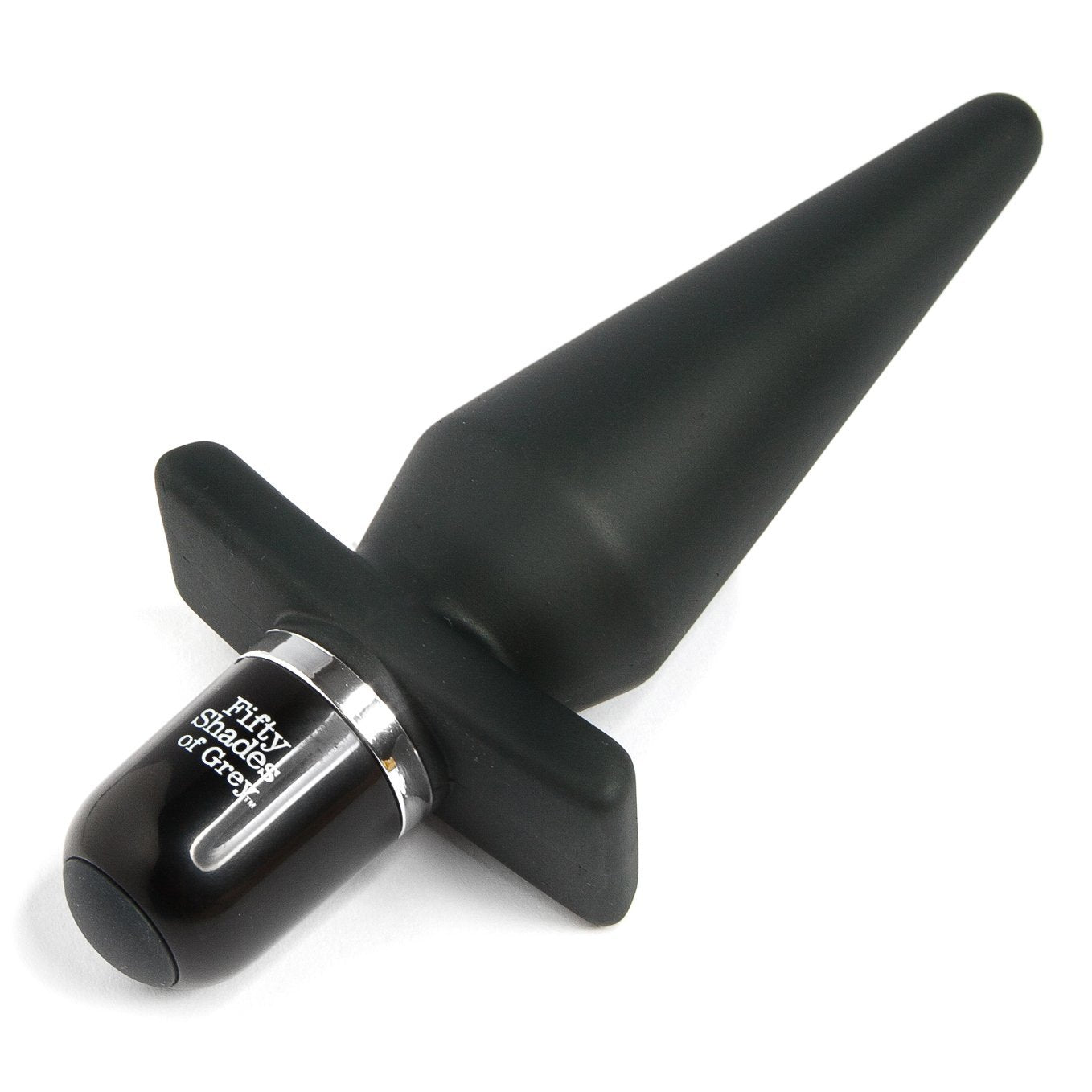 Fifty Shades of Grey - Delicious Fullness Vibrating Butt Plug - FSG1020 / Black - Anal Plug (Vibration) Non Rechargeable
