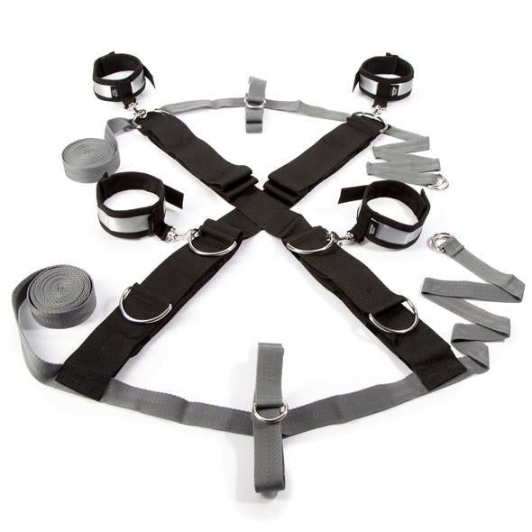 Fifty Shades of Grey - Keep Still Over the Bed Cross Restraint Set - PleasureHobby