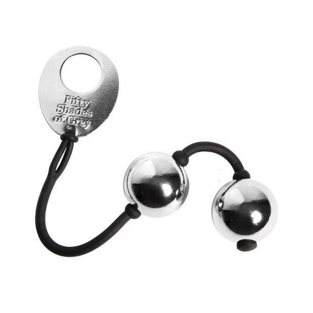 Fifty Shades of Grey - Inner Goddess Silver Metal Pleasure Kegel Balls (Black) Kegel Balls (Metal)