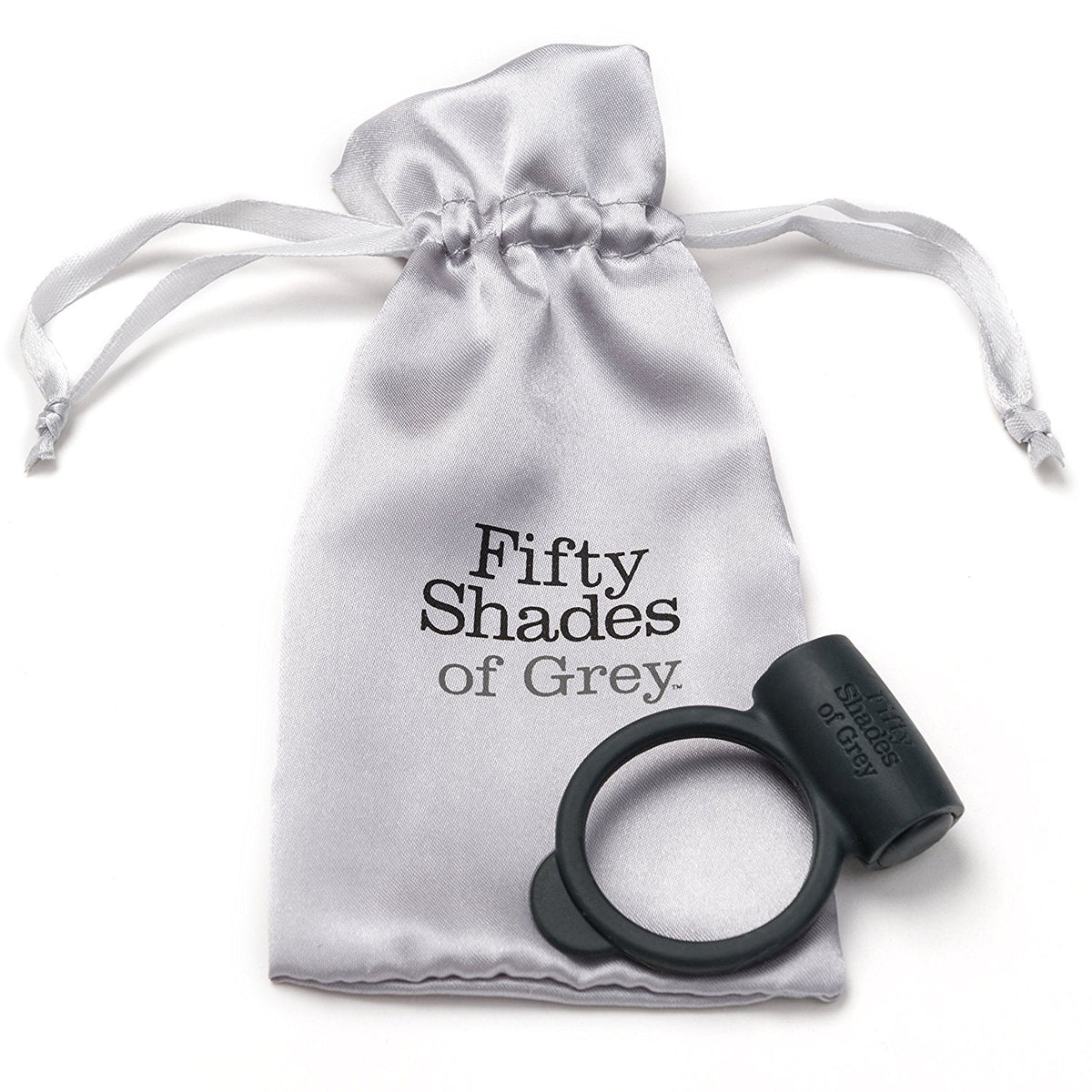 Fifty Shades of Grey - Yours and Mine Vibrating Cock Ring - FSG1018 / Black - Silicone Cock Ring (Vibration) Non