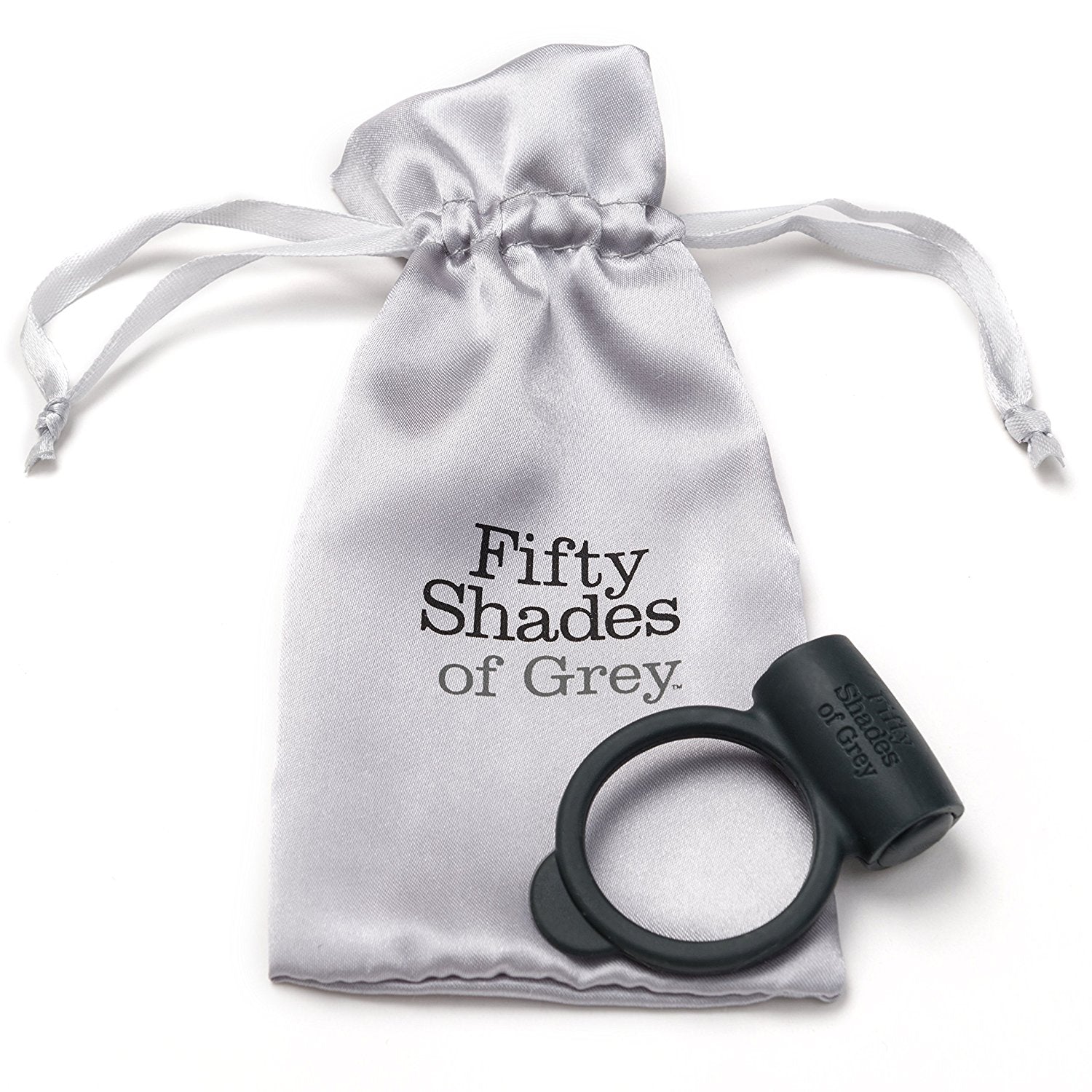 Fifty Shades of Grey - Yours and Mine Vibrating Cock Ring - FSG1018 / Black - Silicone Cock Ring (Vibration) Non