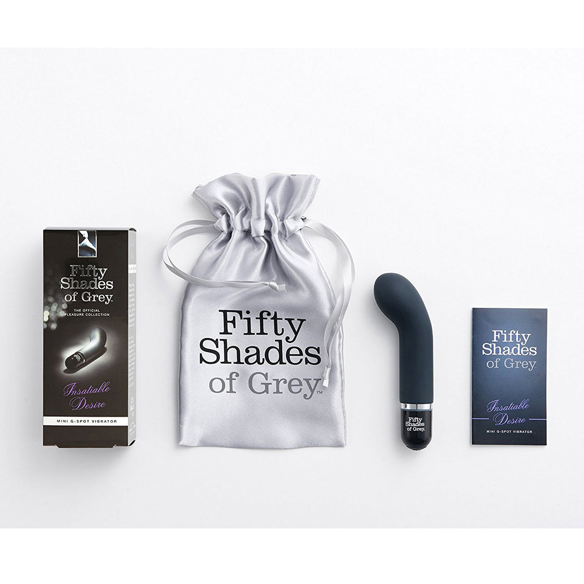 Fifty Shades of Grey - Insatiable Desire Mini G-Spot Vibrator - FSG1012 / Black - G Spot Dildo (Vibration) Non
