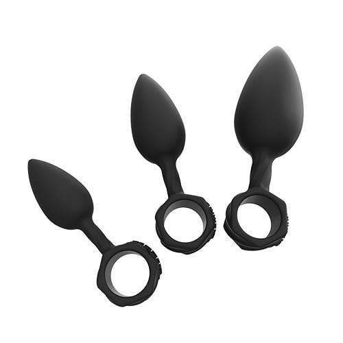 Bathmate - Anal Training Plugs (Black) Anal Plug (Non Vibration)