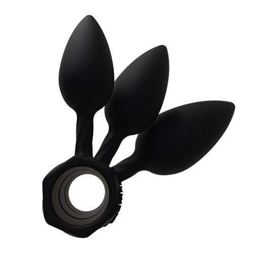Bathmate - Anal Training Plugs (Black) Anal Plug (Non Vibration)