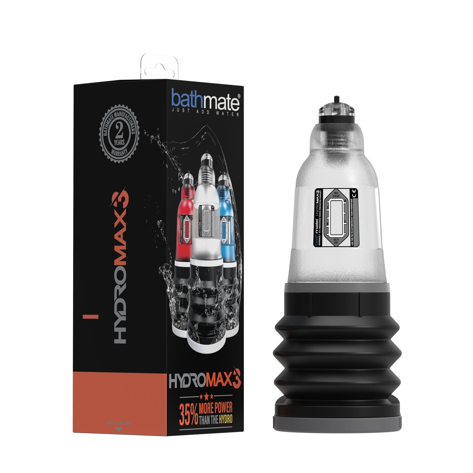 Bathmate - Hydromax 3 Penis Pump (Clear) Penis Pump (Non Vibration) Durio Asia