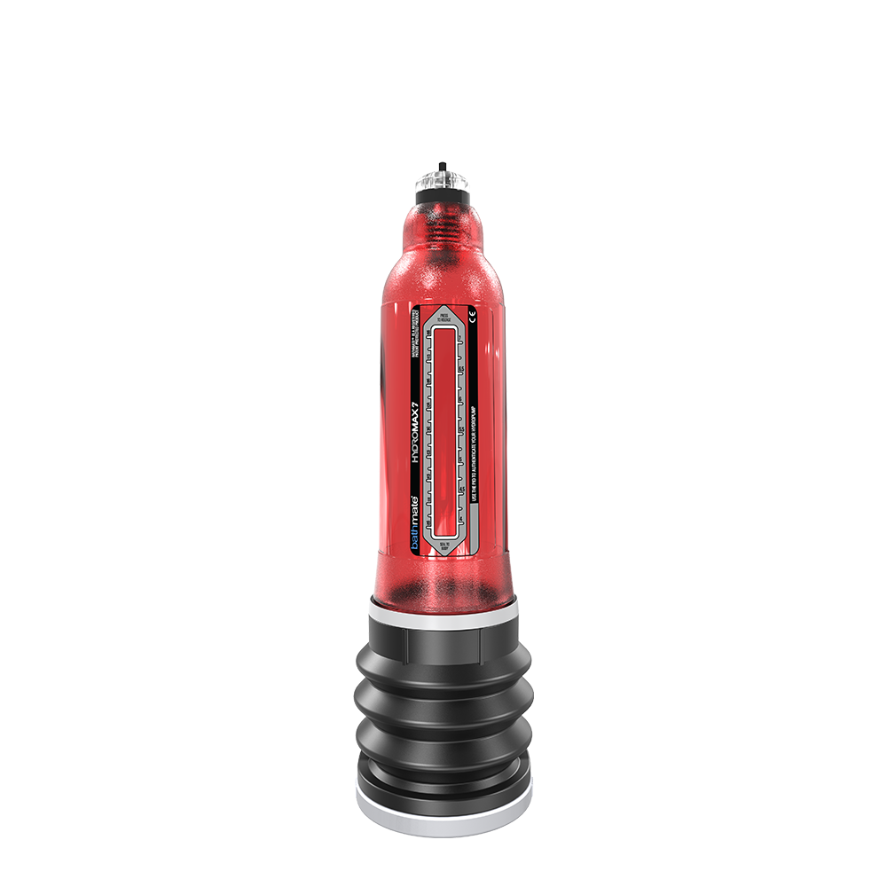 Bathmate - Hydromax7 Penis Pump (Red) - Red - Penis Pump (Non Vibration)