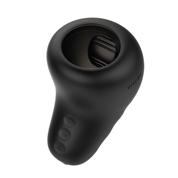 Nexus - Eclipse Vibrating Stroking Male Masturbator (Black) Masturbator Soft Stroker (Vibration) Rechargeable 324153778 CherryAffairs