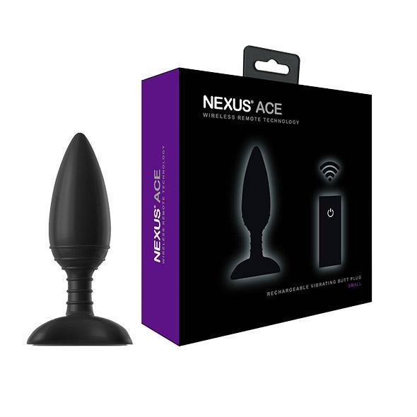 Nexus - Ace Remote Control Wireless Vibrating Butt Plug S (Black) Remote Control Anal Plug (Vibration) Rechargeable Singapore