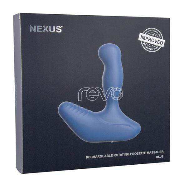 Nexus - Revo 2 Rechargeable Rotating Prostate Massager Improved (Blue) Prostate Massager (Vibration) Rechargeable 5060274221247 CherryAffairs