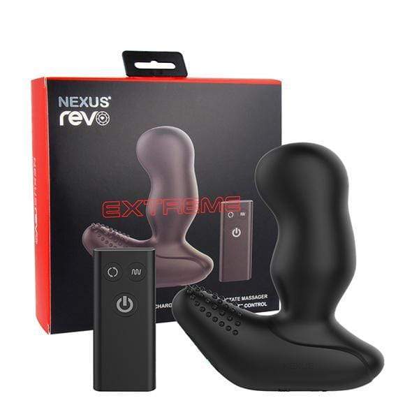 Nexus - Revo Extreme Supersized Rechargeable Rotating Prostate Massager (Black) Prostate Massager (Vibration) Rechargeable 5060274221315 CherryAffairs