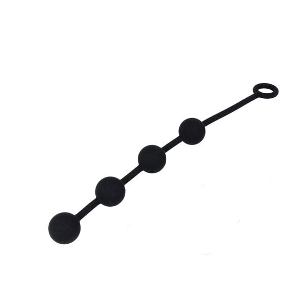 Nexus - Excite Silicone Anal Beads Large (Black) Anal Beads (Non Vibration) 604570219 CherryAffairs