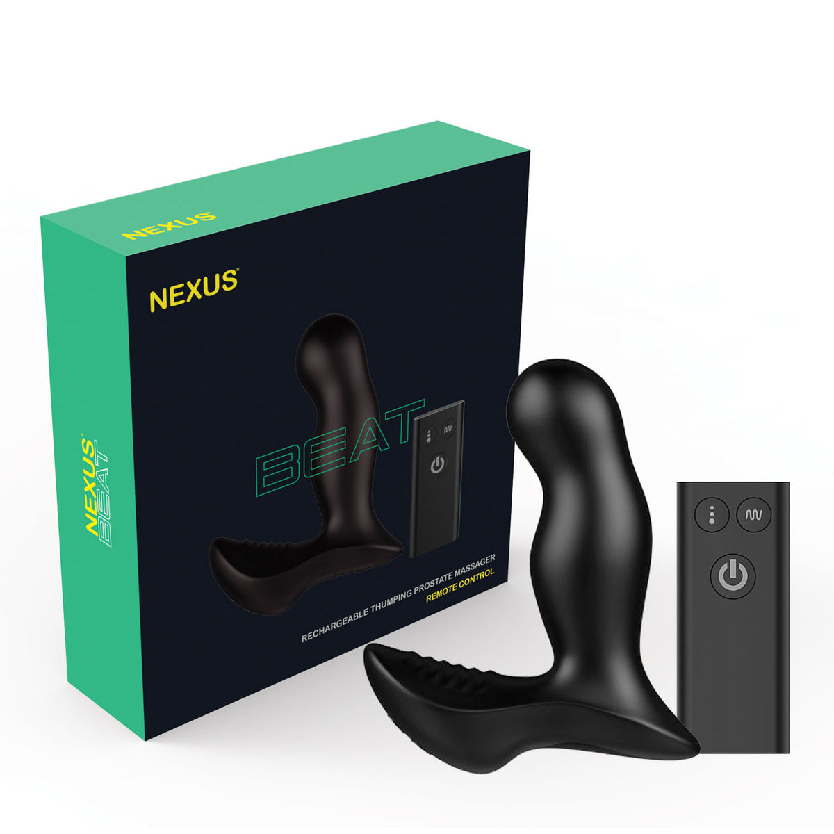 Nexus - Beat Remote Control Prostate Thumper Massager (Black)