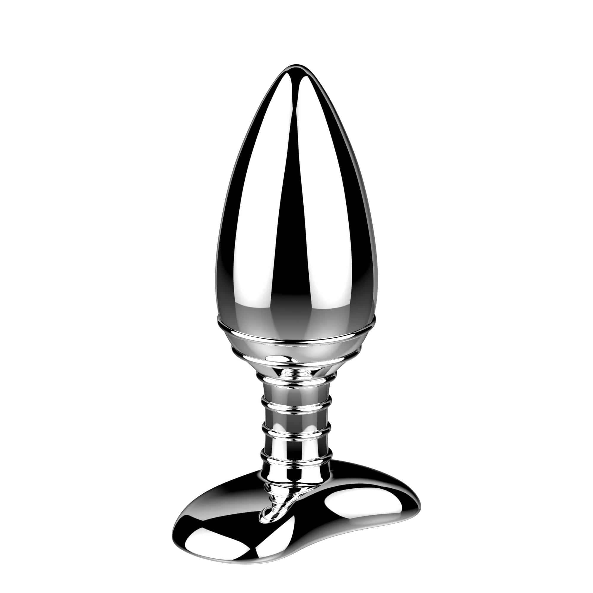 Nexus - Cestos Aluminium Remote Control Vibrating Butt Plug (Silver) Remote Control Anal Plug (Vibration) Rechargeable 5060274221421 CherryAffairs