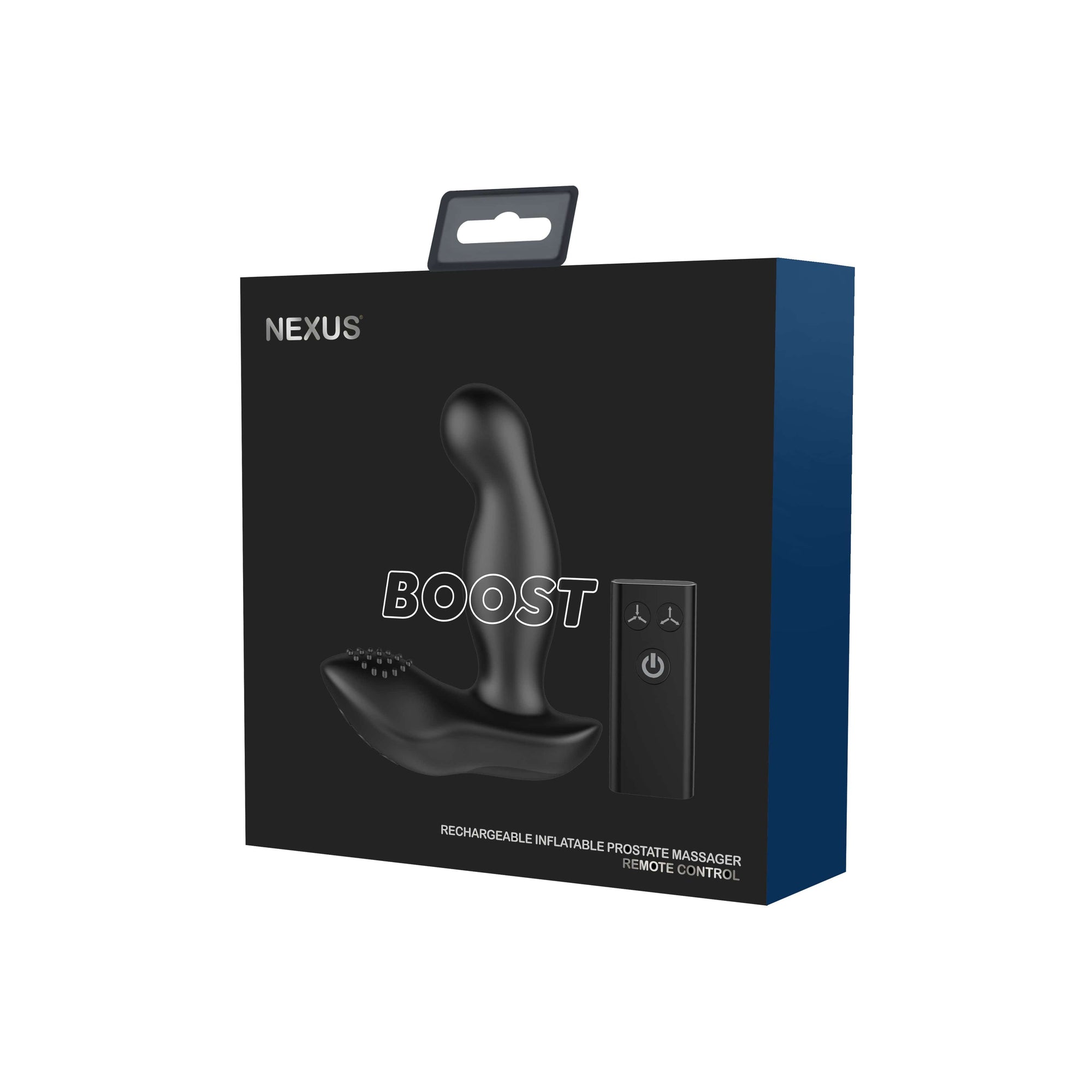 Nexus - Boost Rechargeable Inflatable Prostate Massager with Remote Control (Black) Prostate Massager (Vibration) Rechargeable 5060274221438 CherryAffairs