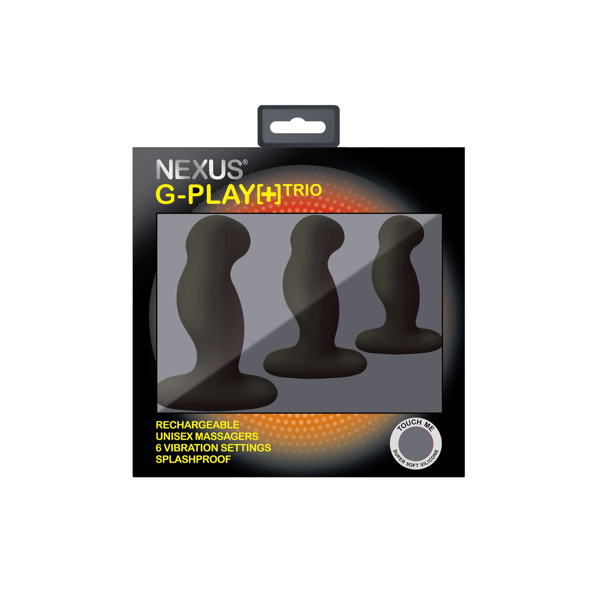 Nexus - GplayTrio+ Unisex Rechargeable Vibrator Set (Black) Anal Plug (Vibration) Rechargeable 5060274221452 CherryAffairs
