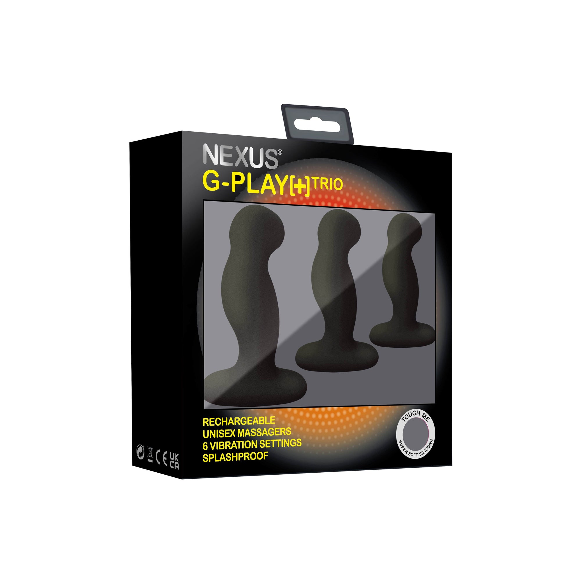 Nexus - GplayTrio+ Unisex Rechargeable Vibrator Set (Black) Anal Plug (Vibration) Rechargeable 5060274221452 CherryAffairs