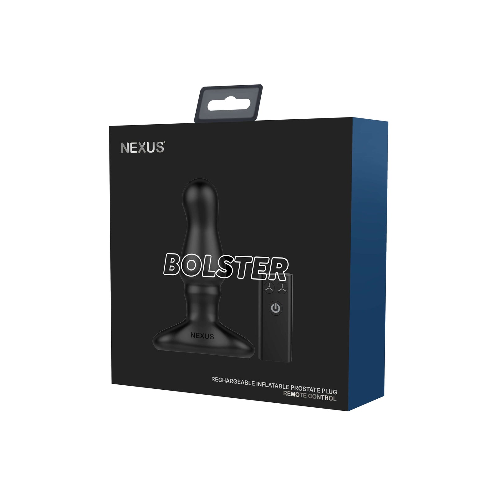 Nexus - Bolster Rechargeable Inflatable Prostate Butt Plug with Remote Control (Black) Anal Plug (Vibration) Rechargeable 5060274221469 CherryAffairs