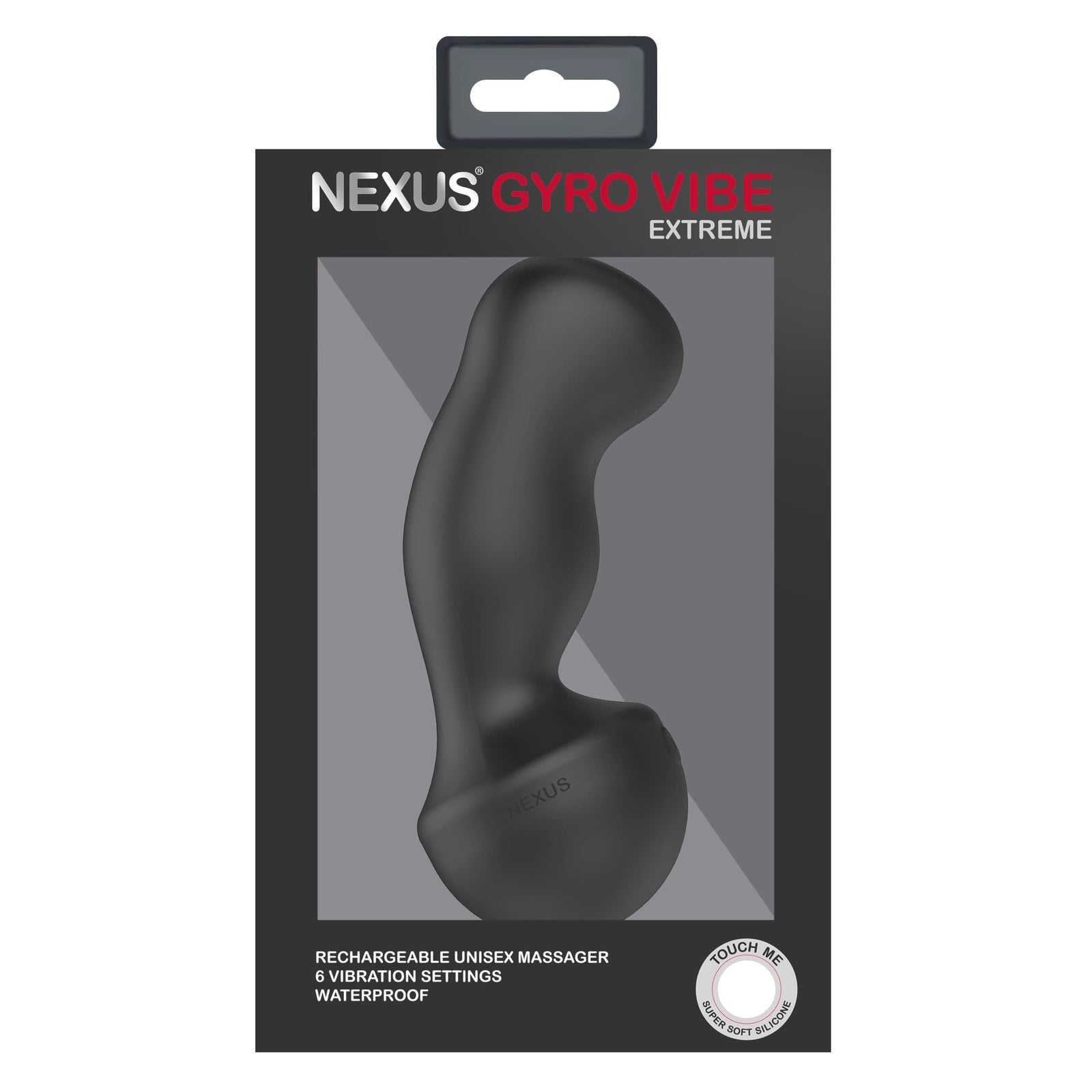 Nexus - Gyro Vibe Extreme Hands Free Unisex Vibrating Dildo (Black) Prostate Massager (Vibration) Rechargeable 5060274221476 CherryAffairs