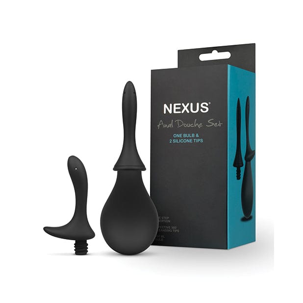 Nexus - Anal Douche Set (Black) Anal Douche (Non Vibration) 5060274221513 CherryAffairs