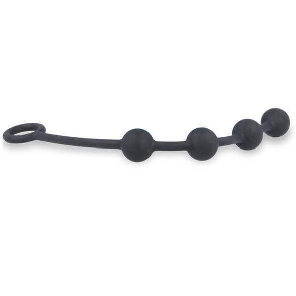 Nexus - Excite Small Silicone Anal Beads (Black) Anal Beads (Non Vibration) 5060315852348 CherryAffairs
