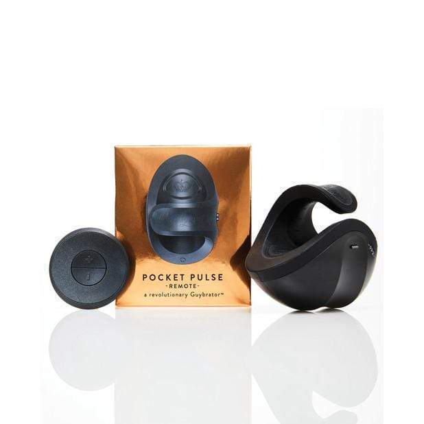 Hot Octopuss - Pocket Pulse Masturbator with Remote Control (Black) Masturbator Soft Stroker (Vibration) Rechargeable Durio Asia