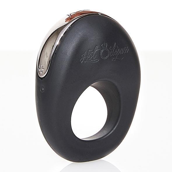 Hot Octopuss - Atom Rechargeable Silicone Cock Ring (Black) Silicone Cock Ring (Vibration) Rechargeable Singapore
