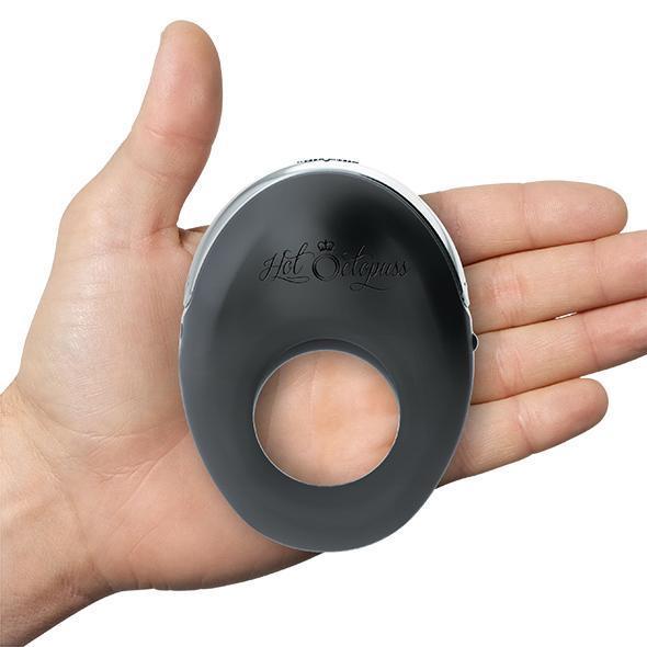 Hot Octopuss - Atom Rechargeable Silicone Cock Ring (Black) Silicone Cock Ring (Vibration) Rechargeable Singapore