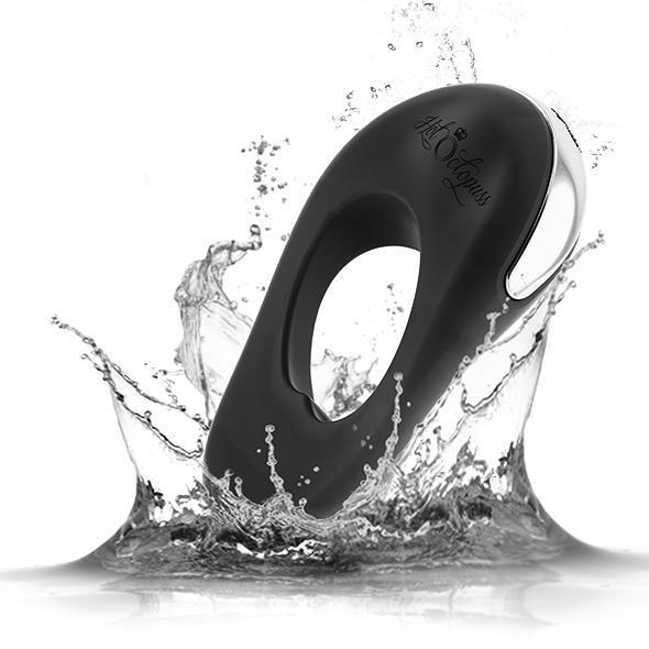 Hot Octopuss - Atom Plus Rechargeable Silicone Cock Ring (Black) Silicone Cock Ring (Vibration) Rechargeable Singapore
