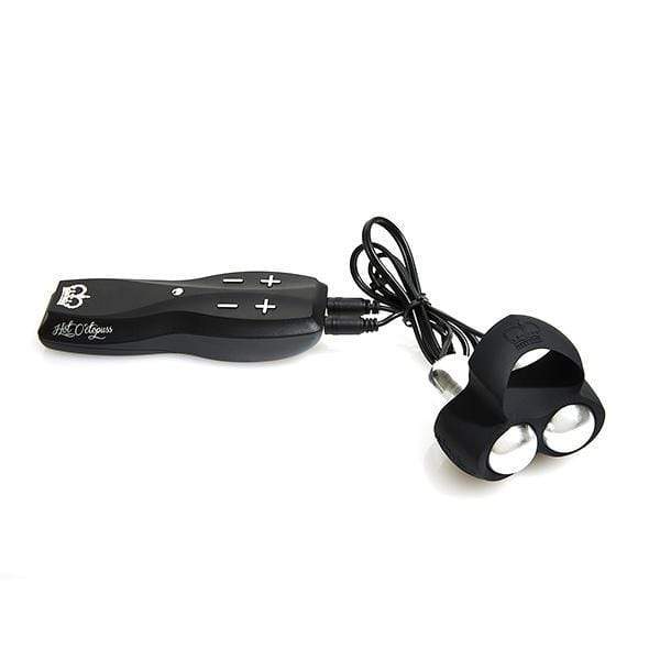 Hot Octopuss - Jett Cock Sleeve with Trible and Bass Technology (Black) Silicone Cock Ring (Vibration) Non Rechargeable 5060354560662 CherryAffairs