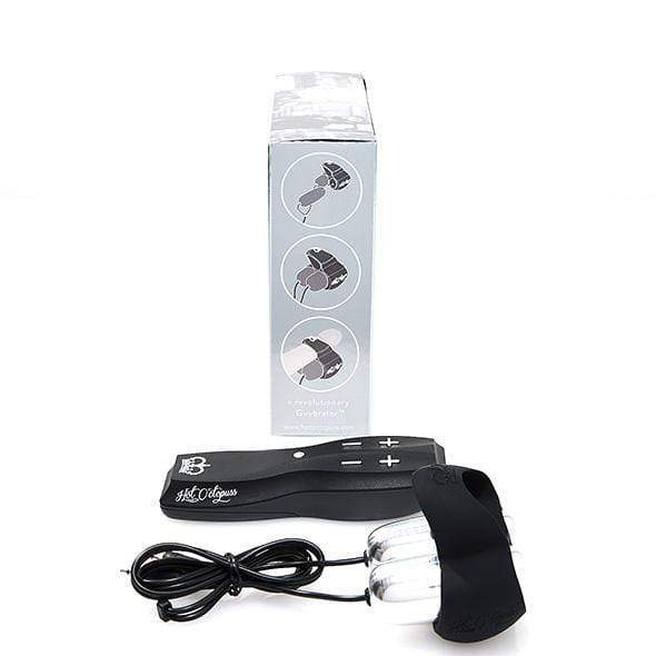 Hot Octopuss - Jett Cock Sleeve with Trible and Bass Technology (Black) Silicone Cock Ring (Vibration) Non Rechargeable 5060354560662 CherryAffairs