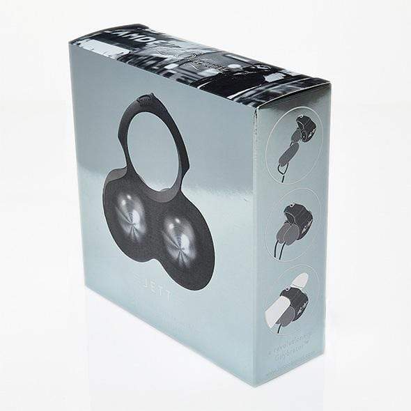 Hot Octopuss - Jett Cock Sleeve with Trible and Bass Technology (Black) Silicone Cock Ring (Vibration) Non Rechargeable 5060354560662 CherryAffairs