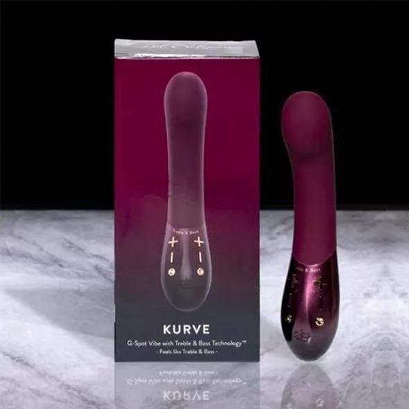 Hot Octopuss - Kurve G Spot Vibe With Treble and Bass Technology (Red) G Spot Dildo (Vibration) Rechargeable 5060354560747 CherryAffairs
