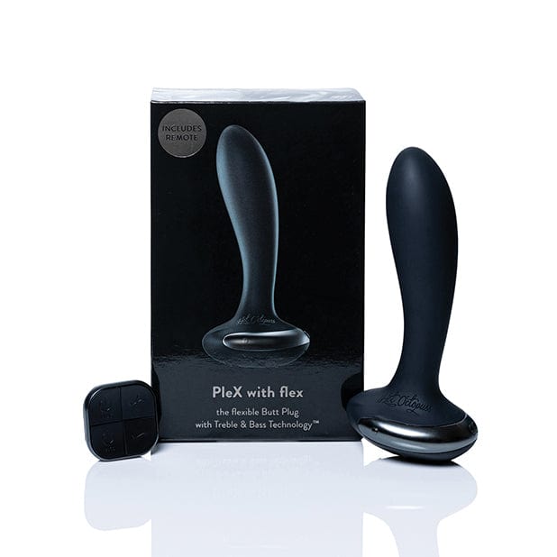 Hot Octopuss - PleX with Flex Remote Control Butt Plug (Black) Remote Control Anal Plug (Vibration) Rechargeable 5060354560938 CherryAffairs