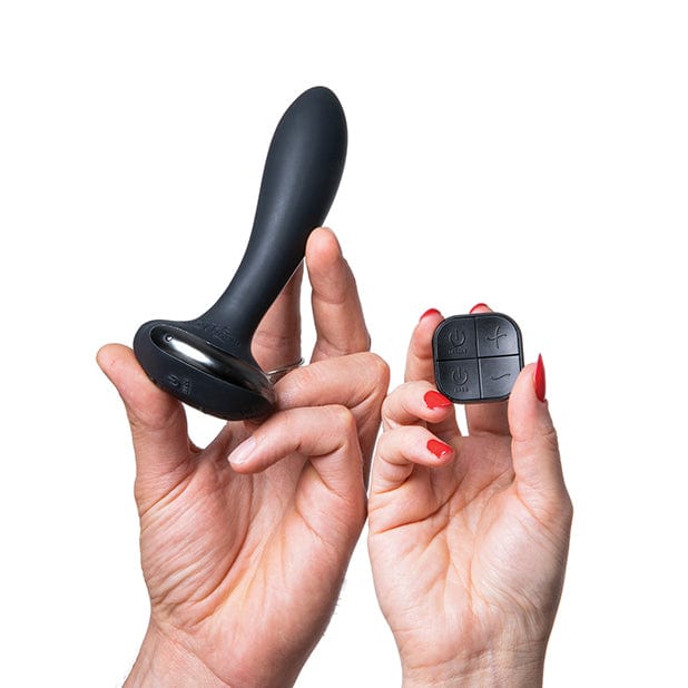 Hot Octopuss - PleX with Flex Remote Control Butt Plug (Black) Remote Control Anal Plug (Vibration) Rechargeable 5060354560938 CherryAffairs