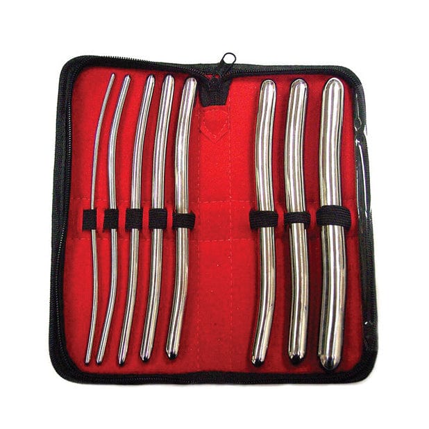 Rouge - Stainless Steel Hegar Urethral Sound 8 pc Dilator Set (Silver) BDSM (Others) 625957061 CherryAffairs