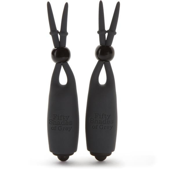Fifty Shades of Grey - Sweet Torture Vibrating Nipple Clamps - PleasureHobby