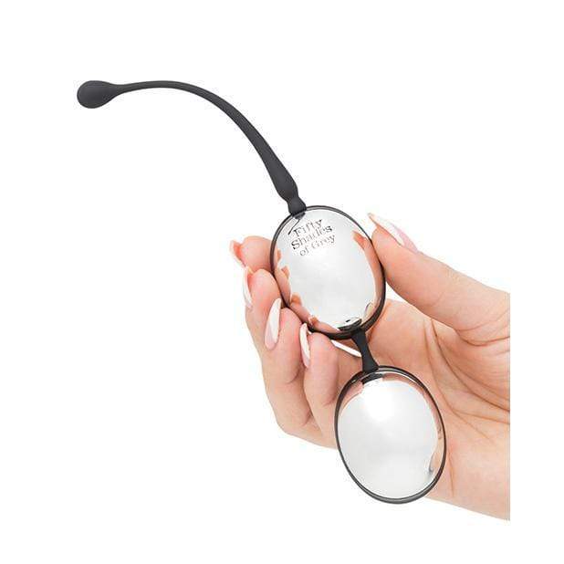 Fifty Shades of Grey - Inner Goddess Silver Jiggle Kegel Balls 67 g (Silver) Kegel Balls (Metal) 5060680311075 CherryAffairs