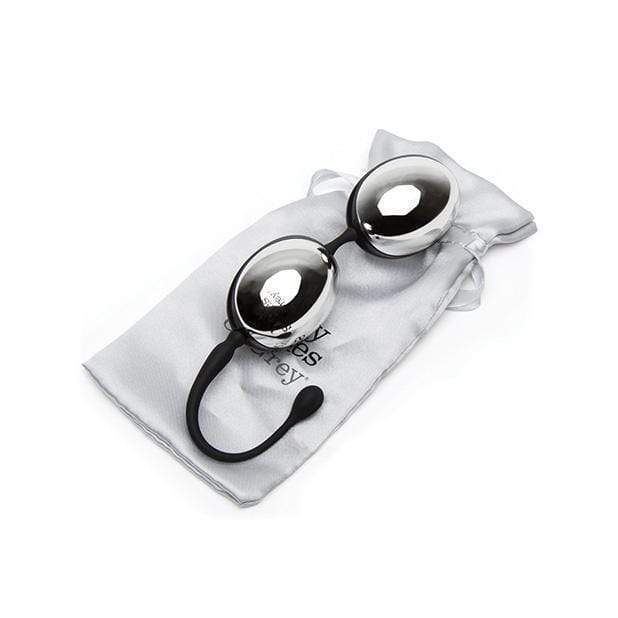 Fifty Shades of Grey - Inner Goddess Silver Jiggle Kegel Balls 67 g (Silver) Kegel Balls (Metal) 5060680311075 CherryAffairs
