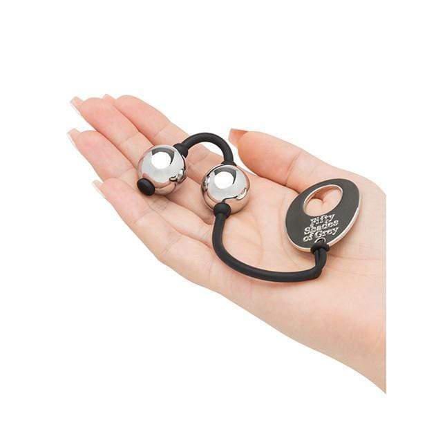 Fifty Shades of Grey - Inner Goddess Mini Silver Pleasure Kegel Balls 85 g (Silver) Kegel Balls (Metal) 5060680311099 CherryAffairs