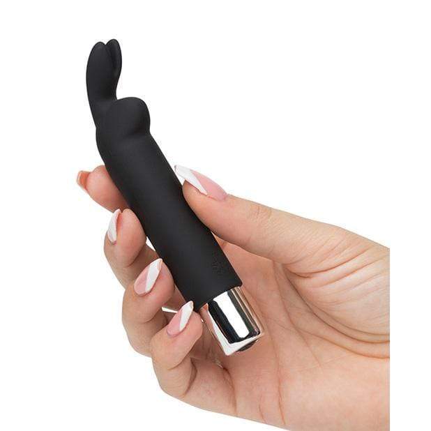 Fifty Shades of Grey - Greedy Girl Rechargeable Bullet Rabbit Vibrator (Black) Clit Massager (Vibration) Rechargeable 5060462637607 CherryAffairs