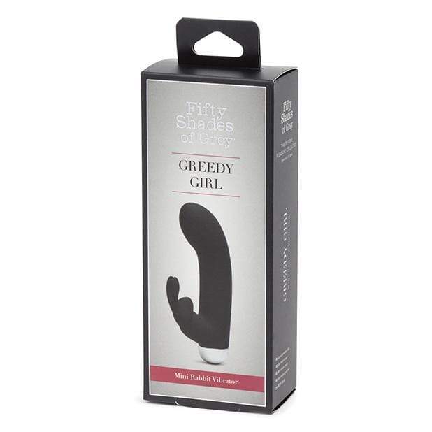 Fifty Shades of Grey - Greedy Girl Rechargeable Mini Rabbit Vibrator (Black) Rabbit Dildo (Vibration) Rechargeable 5060680311143 CherryAffairs