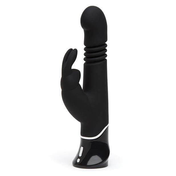 Fifty Shades of Grey - Greedy Girl Rechargeable Thrusting G Spot Rabbit Vibrator (Black) Rabbit Dildo (Vibration) Rechargeable Durio Asia