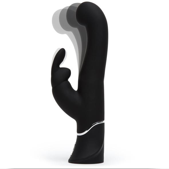 Love Honey - Happy Rabbit G Spot Stroker Rabbit Vibrator (Black) Rabbit Dildo (Vibration) Rechargeable 293480475 CherryAffairs