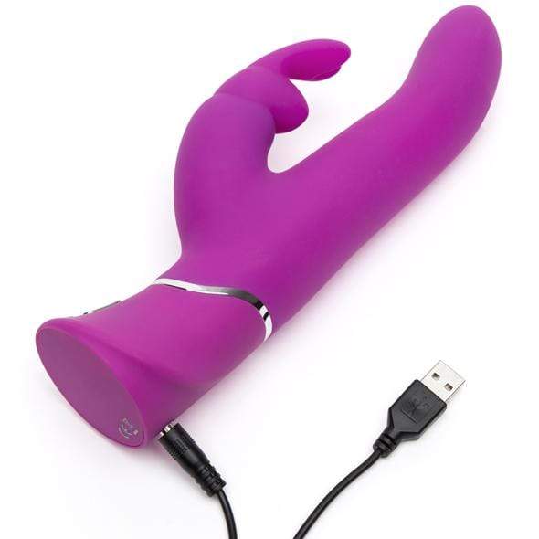 Love Honey - Happy Rabbit Curve Power Motion Rabbit Vibrator (Purple) Rabbit Dildo (Vibration) Rechargeable 293477224 CherryAffairs