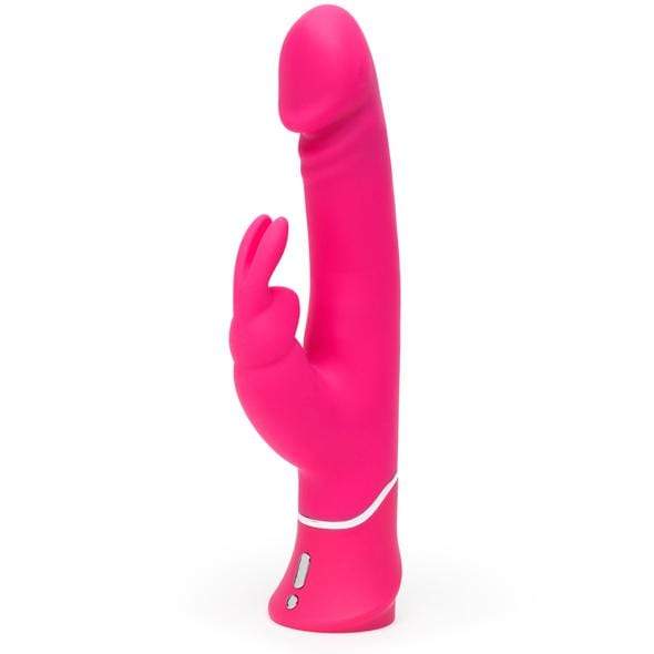 Love Honey - Happy Rabbit Realistic Dual Density Rabbit Vibrator (Pink) Rabbit Dildo (Vibration) Rechargeable 293480909 CherryAffairs