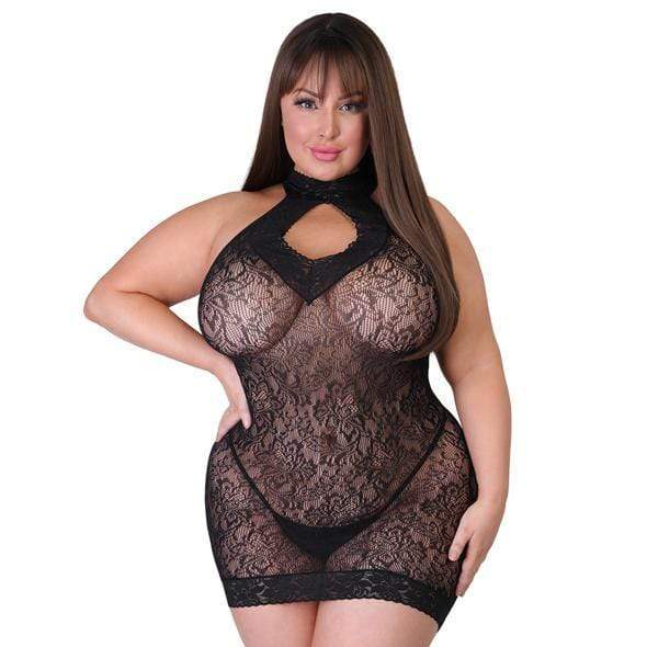 Fifty Shades of Grey - Captivate Spanking Mini Dress Costume Plus Size Queen (Black) Costumes 5060779230362 CherryAffairs