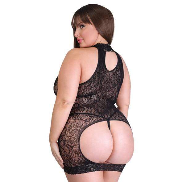 Fifty Shades of Grey - Captivate Spanking Mini Dress Costume Plus Size Queen (Black) Costumes 5060779230362 CherryAffairs