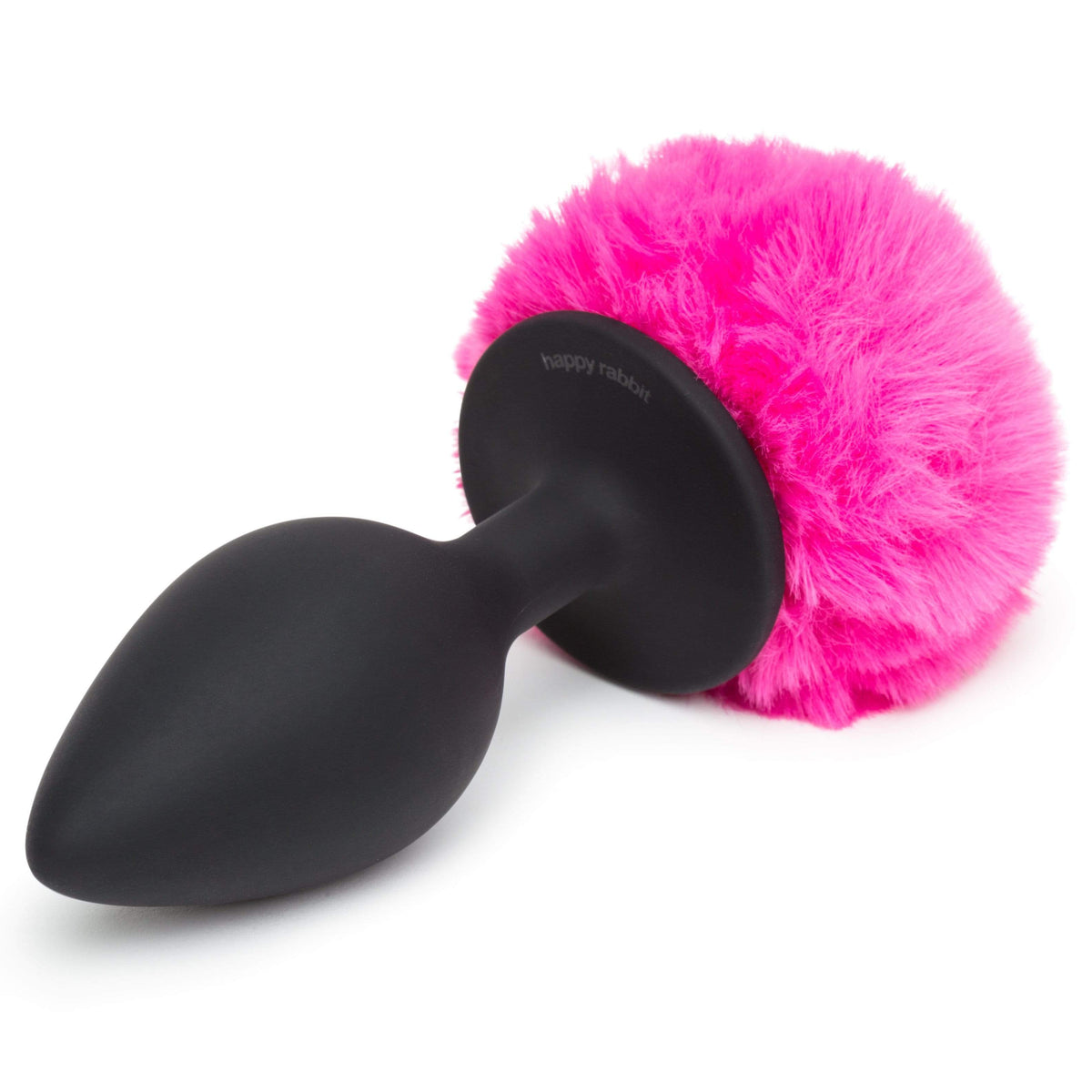 Love Honey - Happy Rabbit Bunny Tail Butt Plug Large (Multi Colour) Anal Plug (Non Vibration) 319751116 CherryAffairs