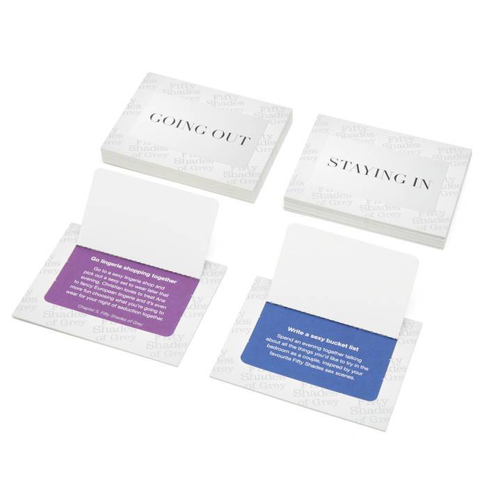 Fifty Shades of Grey - Play Nice Date Night Idea Card Game Games 5060779232410 CherryAffairs