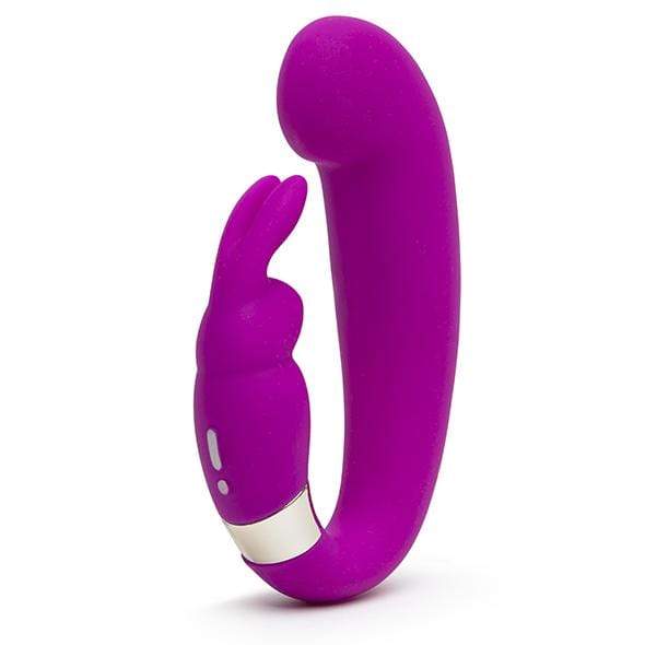 Love Honey - Happy Rabbit Mini G Spot Clitoral Curve Vibrator (Purple) Non Realistic Dildo w/o suction cup (Vibration) Rechargeable 5060779237293 CherryAffairs